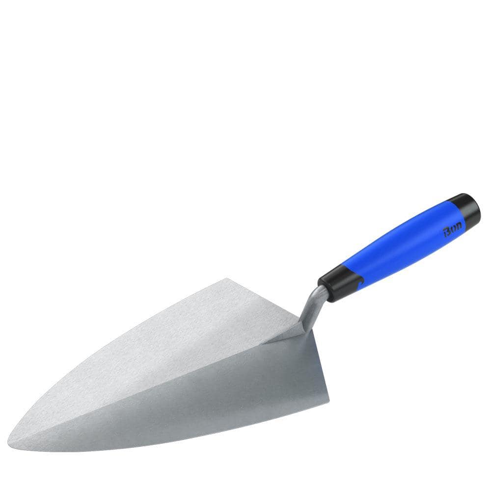 Bon Tool 11 in. Keystone Forged Steel Philadelphia Masonry Brick Trowel ...