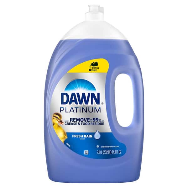 Dawn Dish Soap Platinum Dishwashing Liquid + Non-Scratch Sponges