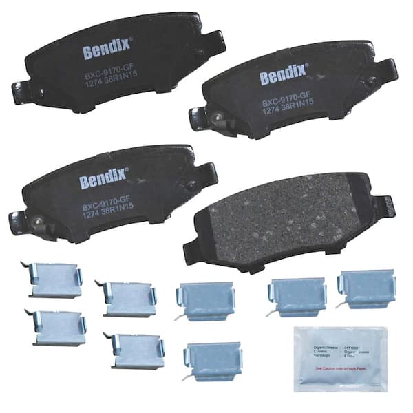 Bendix Premium Copper Free Disc Brake Pad Set 2004-2006 Mazda 3 2.3L 2.0L