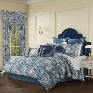 QUEEN STREET NEW YORK Marietta Prussian Navy Cotton California