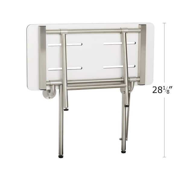 Ada Standard Shower Bench SEACHROME 48 X 24 Folding Wall Mount ADA