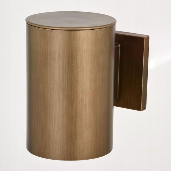 VAXCEL Chiasso 7.25 in. H Warm Brass Outdoor Mid Century Modern 1