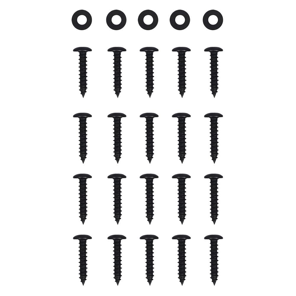 24 in. x 28 in. Black Steel Square Table Legs (2-Pack)