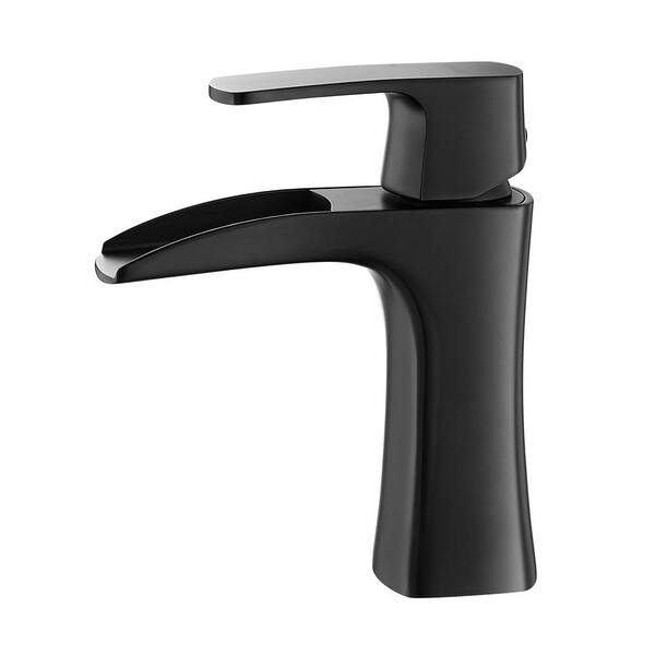 ROSWELL Alessandra Single Hole Single-Handle Bathroom Faucet in Matte Black