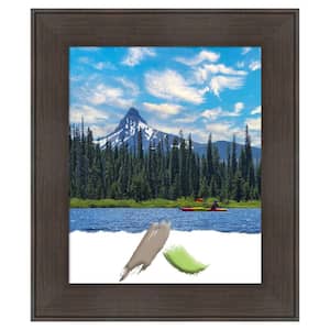 William Rustic Woodgrain Picture Frame Opening Size 18 x 22 in.