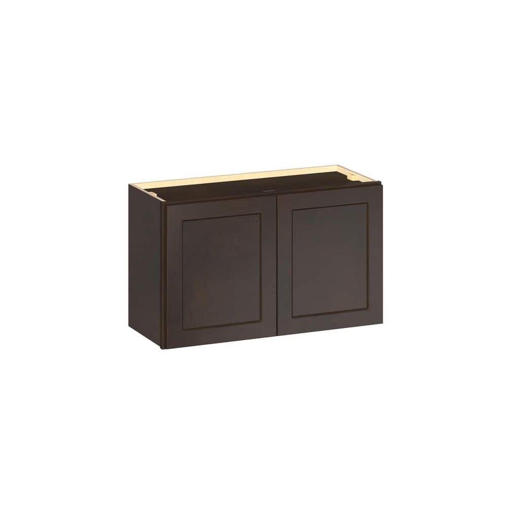 Emerson Cocoa Wall Bridge 2-Door Ready to Assemble Kitchen Cabinet (30 in. W x 18 in. H x 12 in. D) price history on PriceWatchPro