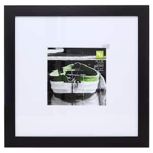 Langford Frame - Black, 14'' x 14'' Matted for 7'' by 7''