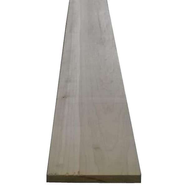 Unbranded 1/2 in. x 6 in. x 2 ft. S4S Clear Poplar Board