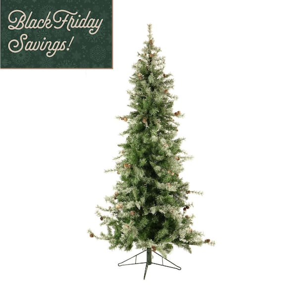 9-ft. Unlit Buffalo Fir Green Slim Artificial Artificial Christmas Tree