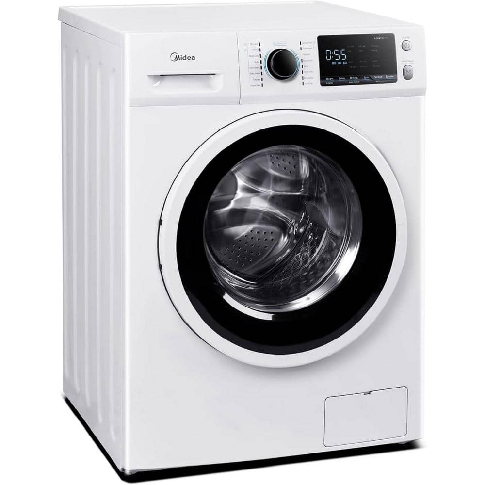 Midea 2.5 cu. ft. Front Load Washer in White with inverter technology