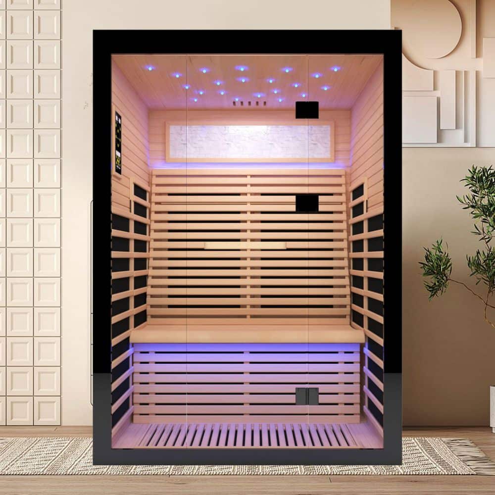 Spygo Felixo 2-Person Indoor Canadian Hemlock Luxury Far Infrared