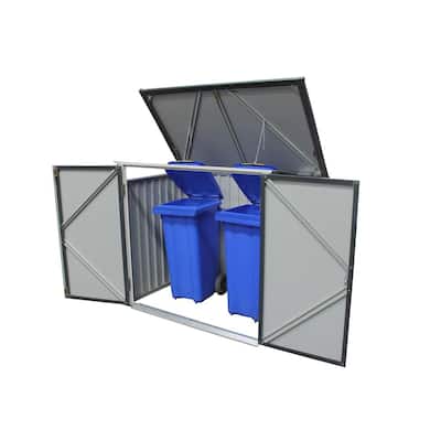 15 9 Ft² Trash Can Storage Outdoor The Home Depot 15 9 Ft² Trash Can Storage Outdoor, Outdoor Trash Can Storage Home Depot