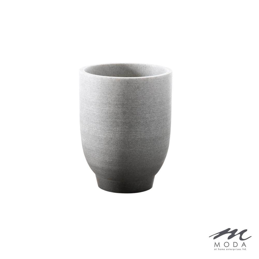Greystone Gray Resin Bathroom Tumbler, 11oz