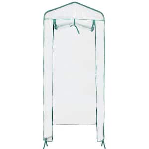 19 in. L x 27 in. W x 65 in. H Clear Replacement Cover For 4 Tier Portable Rolling Greenhouse