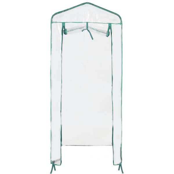 19 in. L x 27 in. W x 65 in. H Clear Replacement Cover For 4 Tier Portable Rolling Greenhouse