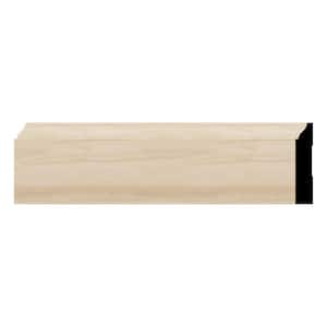 WM623 0.56 in. D x 3.25 in. W x 96 in. L Wood White Oak Baseboard Moulding