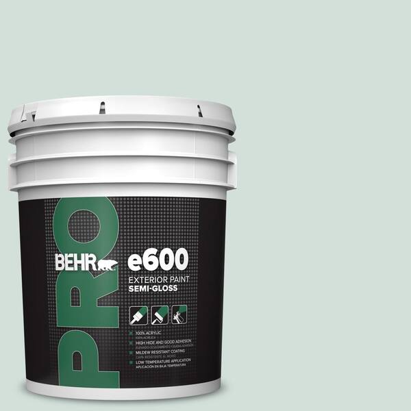 BEHR PRO 5 Gal. #S430-1A Reflecting Moment Semi-Gloss Exterior Paint