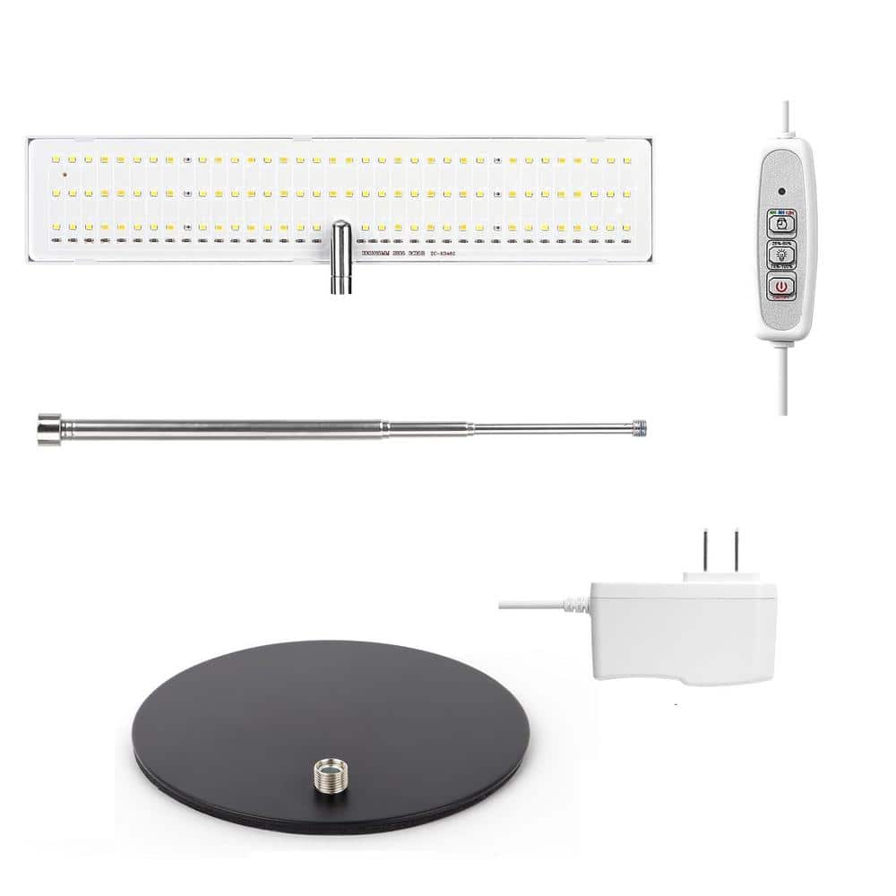 Full Spectrum LED Plant Grow Light for Indoor Plants with Adjustable Height, Auto On/Off Timer, & 4 Dimmable Brightness price history on PriceWatchPro
