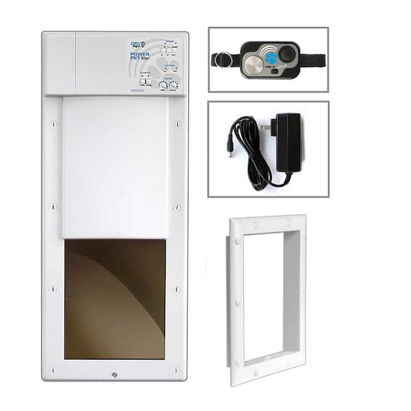 High Tech Pet 8 in. x 10 in. Power Pet Electronic Fully Automatic Dog and Cat Door