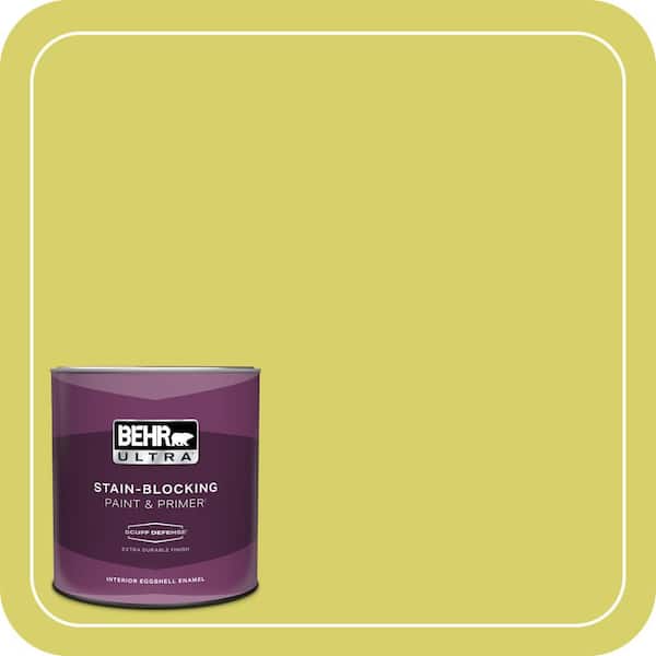 BEHR ULTRA 1 qt. #P340-4 Lime Tree Extra Durable Eggshell Enamel Interior Paint & Primer