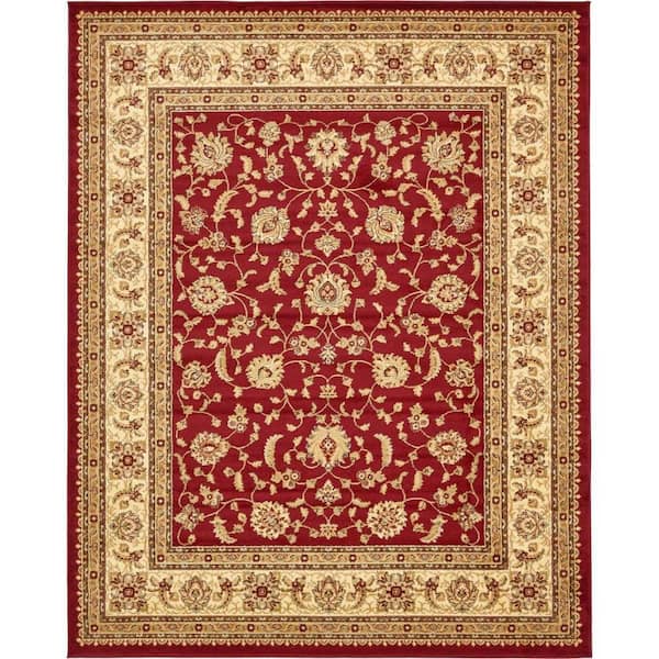 Unique Loom Voyage St. Louis Red 8' 0 x 10' 0 Area Rug