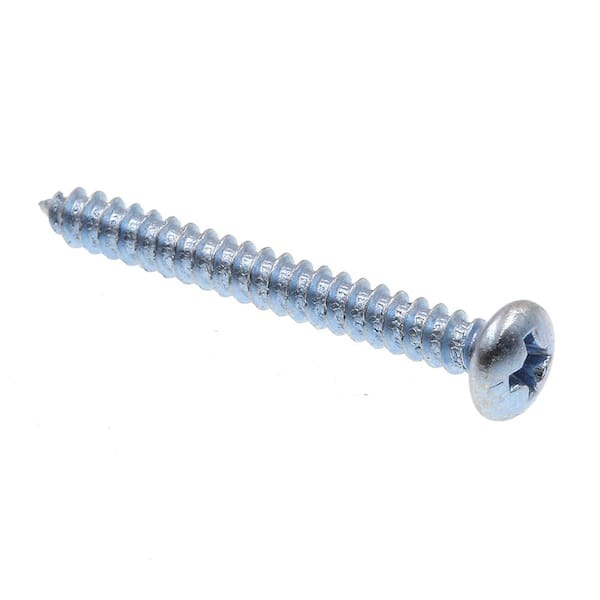 Prime-Line #6 x 1-1/4 in. Zinc Plated Steel Phillips Drive Pan Head Self-Tapping Sheet Metal Screws (100-Pack)