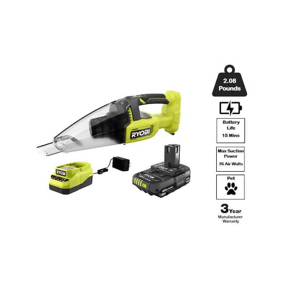 ONE+ 18V Cordless Multi-Surface Handheld Vacuum Kit with 2.0 Ah Battery and Charger