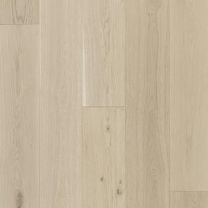 Take Home Sample - Maybecks French Oak Tongue & Groove Wire Brushed Engineered Hardwood Flooring -9.4 in. Wide x 7 in. L