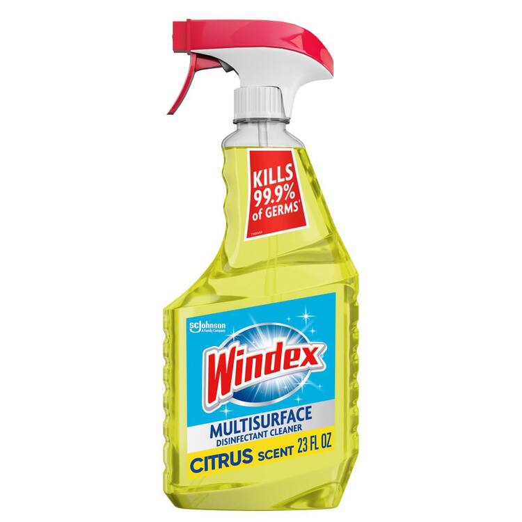 Windex 23 fl. oz. MultiSurface Disinfectant Glass Cleaner Home Depot