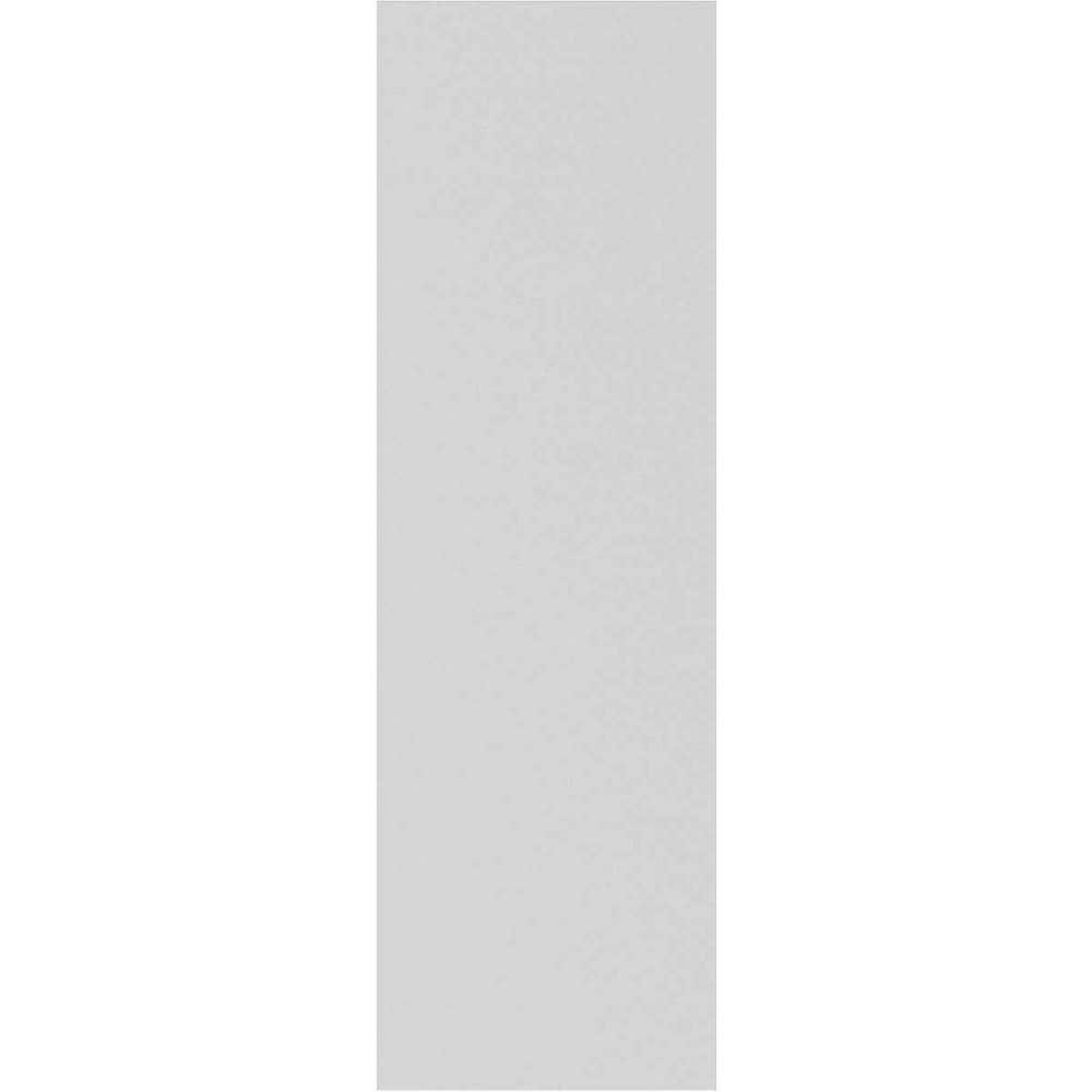 Ekena Millwork 15" x 79" True Fit PVC Two Equal Raised Panel Shutters, Unfinished (Per Pair