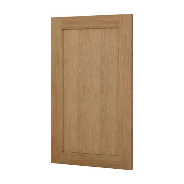 Hampton Bay Avondale 18 in. W x 30 in. H Wall Decorative End Panel in White Oak