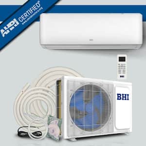 12,000 BTU 230-Volt, 19 SEER 2,600 sq. ft. Ductless Mini Split Air Conditioner with Heat Pump, 1-Ton, 25 ft. Lineset