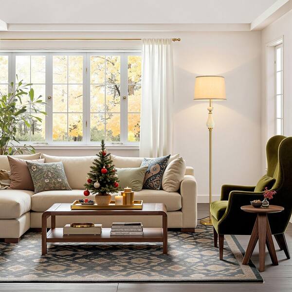 KAISITE 67-In Modern 1-Light Floor Lamp for Living Room with