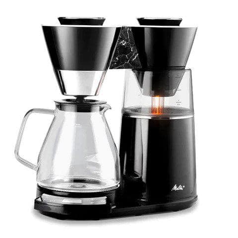 https://images.thdstatic.com/productImages/f457c6c1-bc68-4d17-936e-d202a893a690/svn/glossy-black-chrome-melitta-manual-coffee-makers-mcm002wulgb1-c3_600.jpg