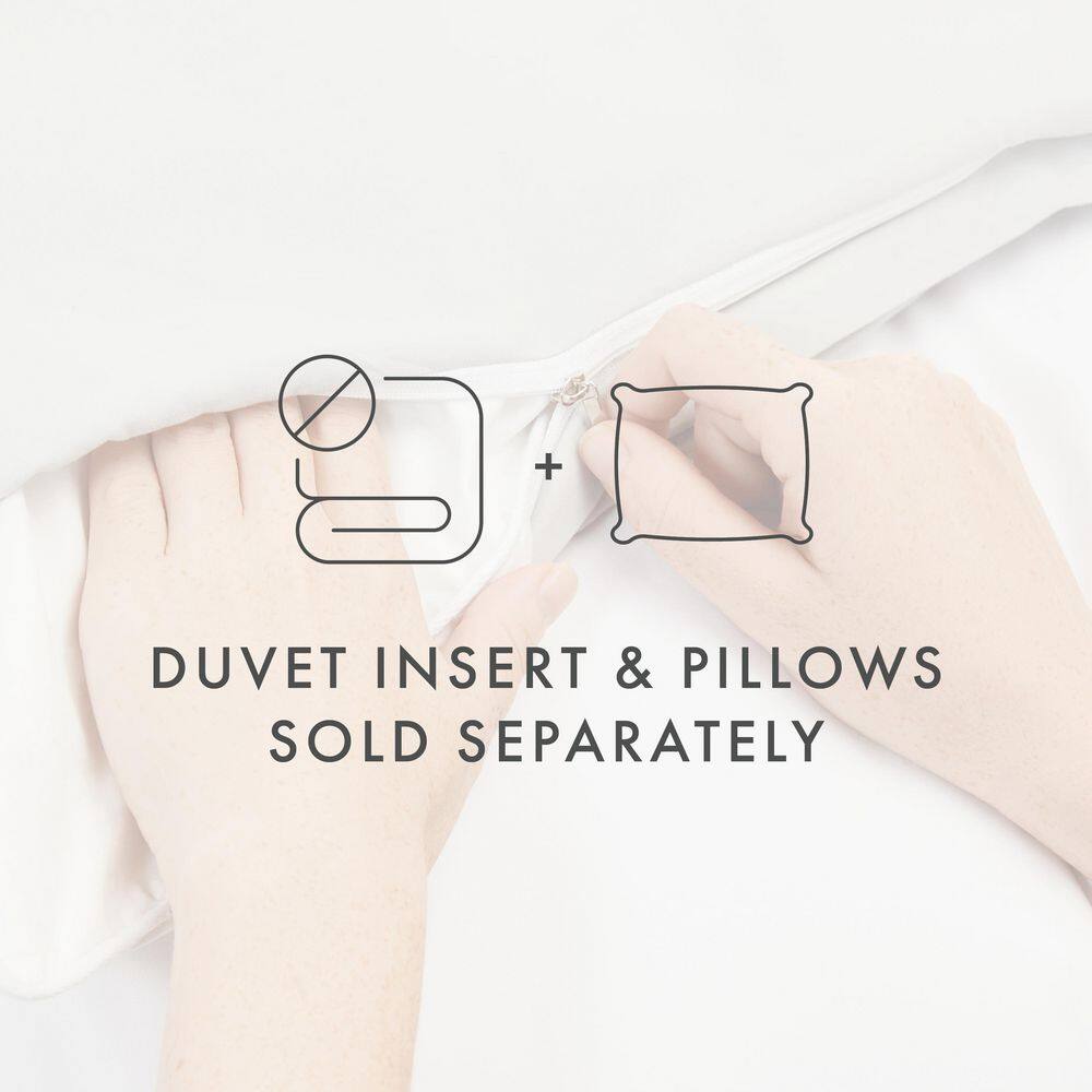 Gray Adobe Diamond Print Reversible Full/Queen Duvet Cover Set