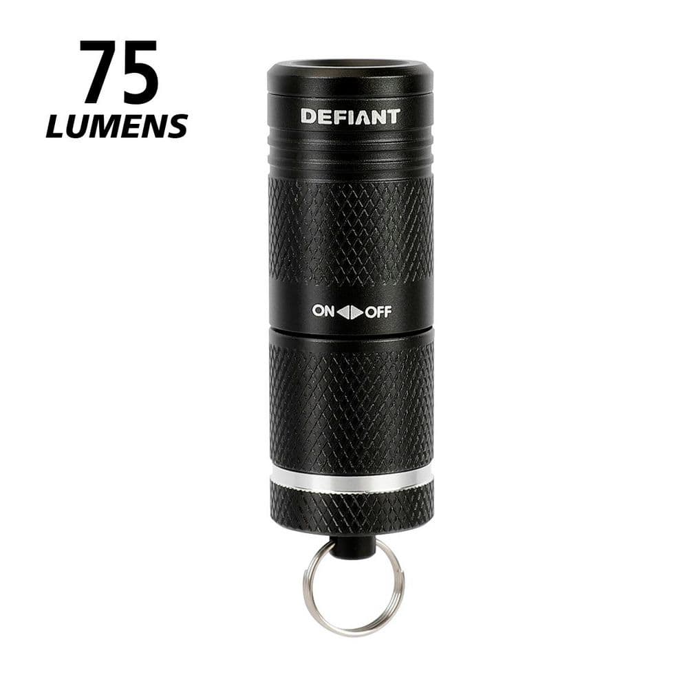 Defiant 75 Lumen Ultra-compact Rechargeable LED Keychain Light