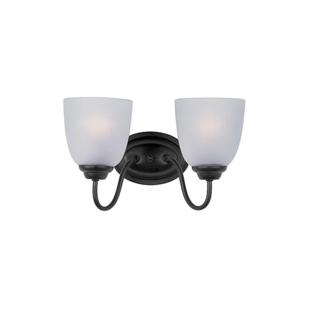 Maxim Lighting Stefan 29 75 In 2 Light Black Bath Vanity Light 10072   Black Maxim Lighting Vanity Lighting 10072 64 1000 