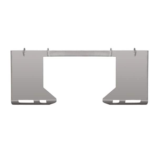 3/8" Skid Steer Attachment Plate Universal Quick Attach Mount Plate Compatible with Kubota, Skid Steers and Tractors.