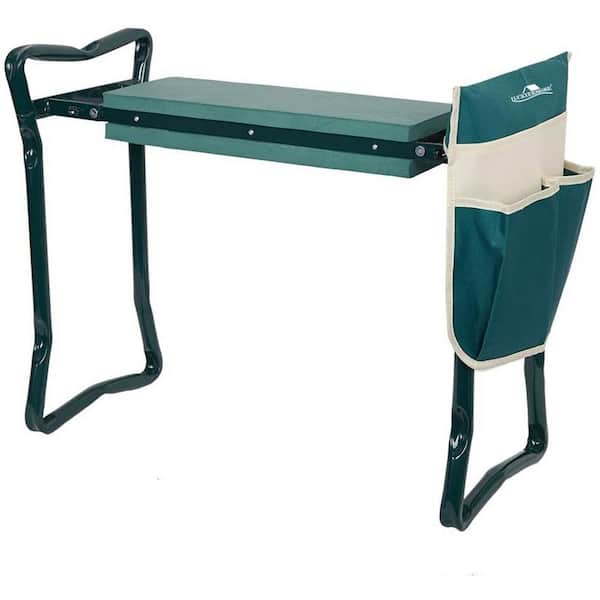 Unbranded Garden Kneeler and Seat Folding Multi-Functional Steel Garden Stool