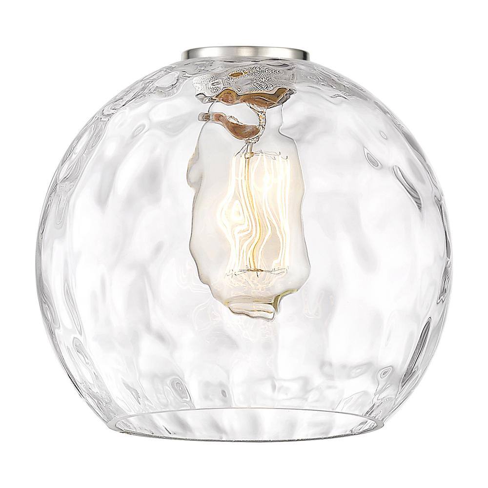 Athens Matte Black Mini Pendant Light with Clear Glass Shade