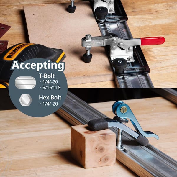 Circular Saw Guide Rail, Circular Saw Guide Part 34.6in 88cm Rubber Clamping Pad Aluminum Alloy For Large Scale Woodworking Projects - View #10