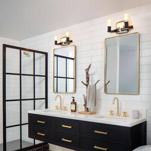 Black & Gold Bathroom Hardware Set – Focal Decor