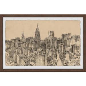 "Towering Chrysler Building" by Marmont Hill Framed Architecture Art Print 12 in. x 18 in.