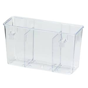 Clear Cutlery Drain Caddy Dish Rack