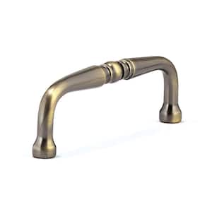 Laval Collection 3 1/2 in. (89 mm) Antique English Traditional Cabinet Bar Pull