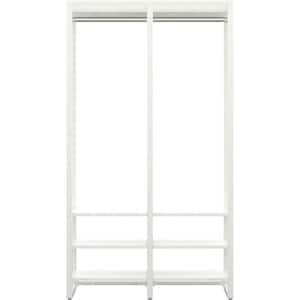 46.5 in. W White Adjustable Tower Wood Closet System with 8 Shelves