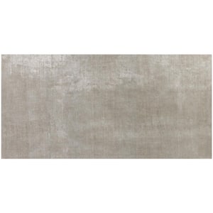 Essential Cement Silver 12 in. x 24 in. Matte Porcelain Floor and Wall Tile (15.49 sq.ft. / case)