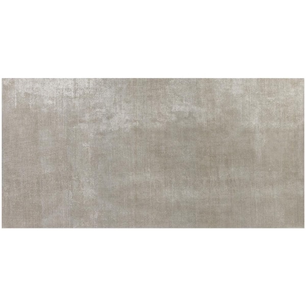 Ivy Hill Tile Essential Cement Silver 12 in. x 24 in. Matte Porcelain Floor and Wall Tile (15.49 sq.ft. / case)