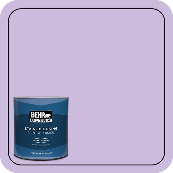 BEHR ULTRA 1 qt. #P570-2 Confetti Extra Durable Satin Enamel Interior Paint & Primer