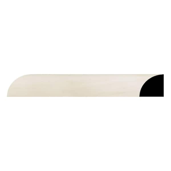 Ekena Millwork WM103 1.06 in. D x 1.06 in. W x 96 in. L Wood (Poplar) Quarter Round